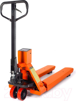 Тележка гидравлическая TOR 2000кг 1150мм (N) с весами / 118207 (полиуретановые колеса)