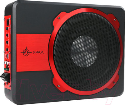 Корпусной активный сабвуфер Урал Черная Вдова ПМН-1 (черный)