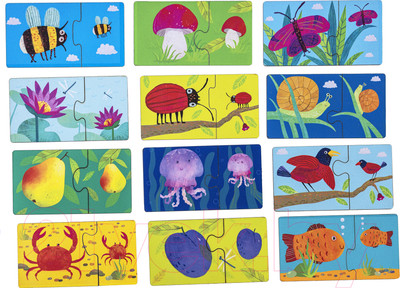 Развивающая игра Айрис-пресс IQ пазл деревянный. Большой - маленький 2+ / 9785811282555