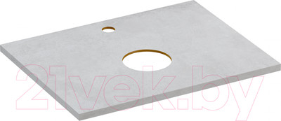 Столешница для тумбы в ванную Cersanit Stone Balance 64185 (серый матовый)