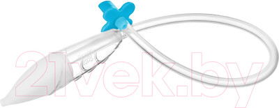 Аспиратор детский Roxy-Kids С мягким наконечником / RND-27-116MB (голубой)