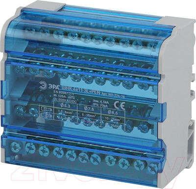 Шина нулевая в корпусе ЭРА NO-224-16 / Б0043934