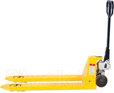 Тележка гидравлическая TOR 1500кг 2400мм PWH35-II / 1005069 (полиуретановые колеса)