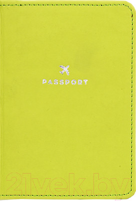 Обложка на паспорт OfficeSpace Journey / 311110 (салатовый)