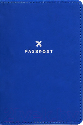 Обложка на паспорт OfficeSpace Journey / 311109 (синий)