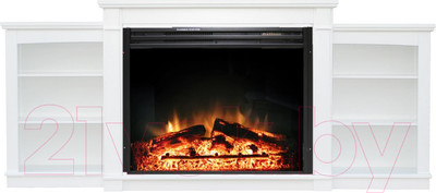 Каминокомплект Смолком Jazz TV Stand MB/JUP/SYM26 + Jupiter FX N Black (бьянко белый)