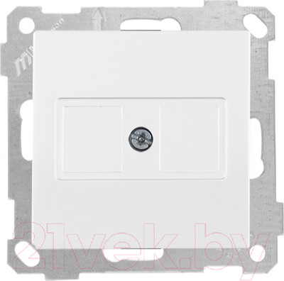 Декоративная заглушка для розетки Mutlusan 2100-121-0201 (белый)