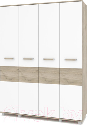 Шкаф Modern Виора В40 (серый дуб/белый)