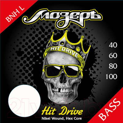 Струны для бас-гитары Мозеръ Hit Drive / BNH-L