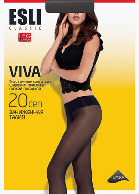Колготки Esli Viva 20 (р.4, nero)
