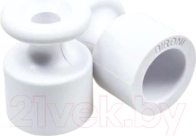 Декоративный изолятор Bironi B1-551-21-100 (100шт, белый)