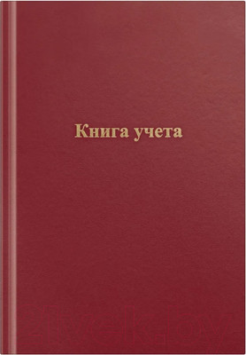 Книга учета OfficeSpace 275752 (96л, красный)