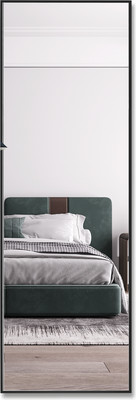 Зеркало Алмаз-Люкс М-413 (150x50см, в черной алюминиевой раме)