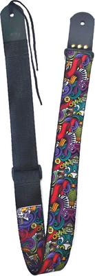 Ремень для гитары Mezzo MZ-RG-5muz (музыка)