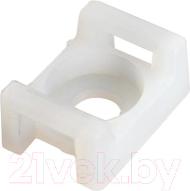 Площадка для стяжки Fortisflex ПМО / 62451 (100шт, белый)