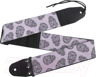 Ремень для гитары Mezzo MZ-RGE-7skull2 (череп 2)
