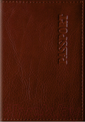 Обложка на паспорт OfficeSpace Элегант / 254221 (коньяк)