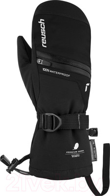 Варежки лыжные Reusch Lando R-Tex Xt Junior Mitten / 6161543-7702 (р-р 5.5, Black/Silver)