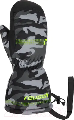 Варежки лыжные Reusch Maxi R-Tex Xt Mitten / 6285515-7696 (р-р 5, Black/Grey Camou)