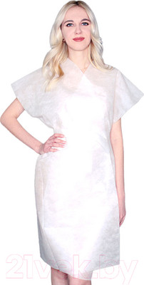 Комплект халатов одноразовых Sergio Professional Кимоно без рукавов спанбел / 11712 (10шт)