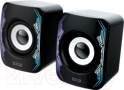 Мультимедиа акустика Qumo 2.0 GRID AS009 / Q32871