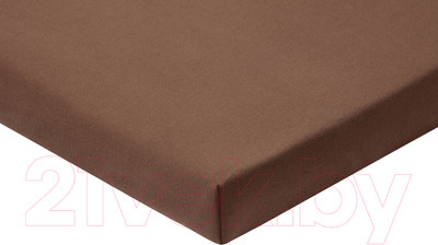 Простыня AlViTek Трикотажная на резинке 160x200 / ПТР-ШОК-160 (шоколад)