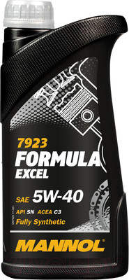 Моторное масло Mannol Formula Excel 5W40 API SN / MN7923-1 (1л)