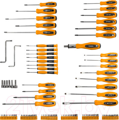 Набор отверток ISMA 10100 (51781)
