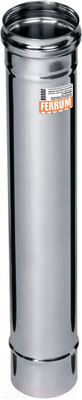 Труба дымохода Ferrum 0.5м 304/0.8мм F115 / f0927
