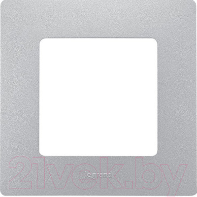 Рамка для выключателей и розеток Legrand Etika 672551 (алюминий)