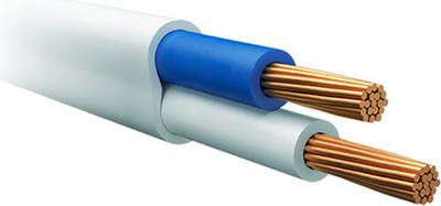 Шнур Автопровод ШВВП-с 2x0.5 (20м, белый бух)