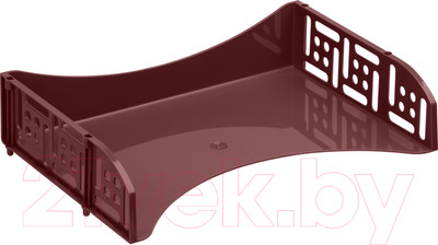 Лоток для бумаг Стамм Field Agra / ЛТ843 (бордовый)