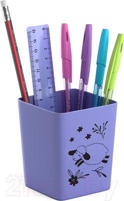 Органайзер настольный Erich Krause Base Lambs / 57969 (фиолетовый)