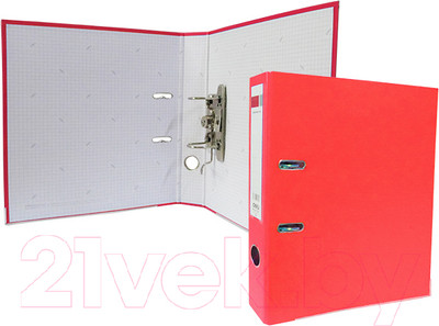 Папка-регистратор Deli CF810RE (красный)