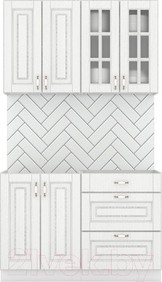 Кухонный гарнитур Интермебель Бостон-1 1.2 (акация белая)