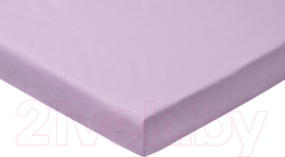 Простыня AlViTek Поплин однотонный на резинке 140x200x25 / ПР-ПО-Р-140-ЛАВ (лавандовый)