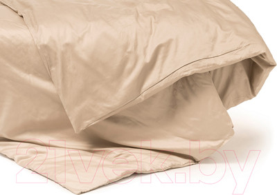 Пододеяльник AlViTek Сатин однотонный 200x220 / ПОД-СО-22-МОК (мокко)