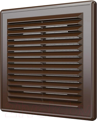 Решетка вентиляционная ERA 1515Р (коричневый)