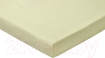 Простыня AlViTek Поплин однотонный на резинке 160x200x25 / ПР-ПО-Р-160-САЛ (салатовый)