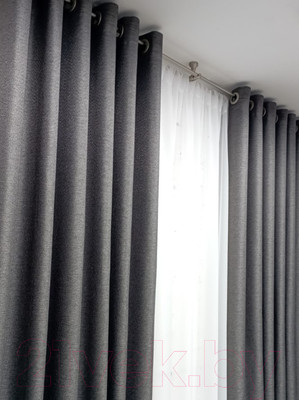 Штора Модный текстиль 01L1 / 112MT391019 (250x210, темно-серый)