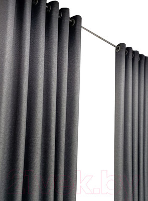 Комплект штор Модный текстиль 01L / 112MT391019 (260x210, 2шт, темно-серый)