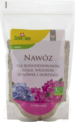 Удобрение Zielony Dom Для голубики и др. кислотолюбивых с микоризой длит. действия (1кг)