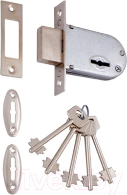 Замок врезной Vettore 700 CP (хром)