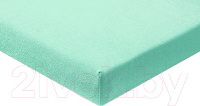 Простыня AlViTek Махровая на резинке 140x200x20 / ПМР-МЕ-140 (ментол)