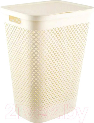 Корзина для белья Curver Laundry hamper / 249816 (кремовый)