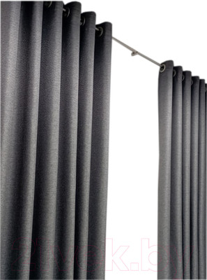 Комплект штор Модный текстиль 06L / 112MT391019 (260x150, 2шт, темно-серый)