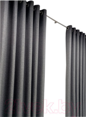 Штора Модный текстиль 03L1 / 112MT391019 (260x150, темно-серый)