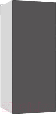 Шкаф навесной для кухни Интермебель Микс Топ ШН 720-4-300 30см (графит серый)