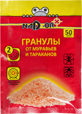 Гранулы от насекомых Nadzor GRAN123 от муравьев (50г)