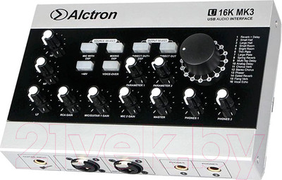 Аудиоинтерфейс Alctron U16K-MK3